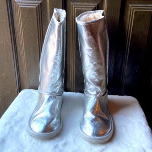 BAMBOO  SILVER BOOTS